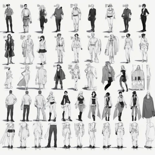 graduate silhouettes,vector people,women silhouettes,mannequin silhouettes,people characters,fashion vector,figure group,paper dolls,cutouts,cowboy silhouettes,fashion illustration,characters,game characters,perfume bottle silhouette,gentleman icons,designer dolls,costumes,fashion dolls,sewing silhouettes,one-piece garment,Unique,Design,Character Design