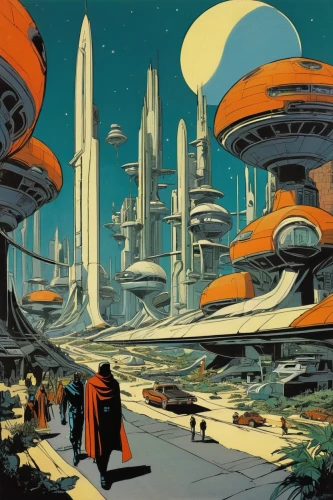 futuristic landscape,sci - fi,sci-fi,sci fi,futuristic architecture,science-fiction,scifi,sci fiction illustration,science fiction,futuristic,alien planet,valerian,metropolis,space ships,alien world,fantasy city,space port,colony,utopian,futuristic art museum,Illustration,Black and White,Black and White 10