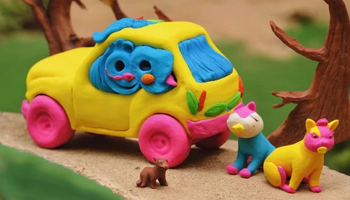 play-doh,toy vehicle,cartoon car,play doh,moottero vehicle,toy car,wooden toys,3d car model,wind-up toy,riding toy,wooden toy,plasticine,dolly cart,play dough,plastic toy,fruit car,small car,donkey cart,child's toy,children toys,Unique,3D,Clay