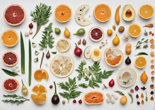 food collage,citrus fruits,fruits and vegetables,citrus food,citrus fruit,fruit vegetables,organic fruits,integrated fruit,fruit pattern,garnishes,fruits icons,food styling,fruit icons,fruit plate,natural foods,autumn fruits,fruits plants,colorful vegetables,sliced tangerine fruits,mediterranean diet,Unique,Design,Knolling