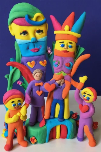 marzipan figures,clay figures,baby toys,children toys,play-doh,children's toys,plush figures,plasticine,figurines,scandia gnomes,the dawn family,wooden figures,felt baby items,play doh,wooden toys,play figures,banana family,happy family,monkey family,doll figures,Unique,3D,Clay