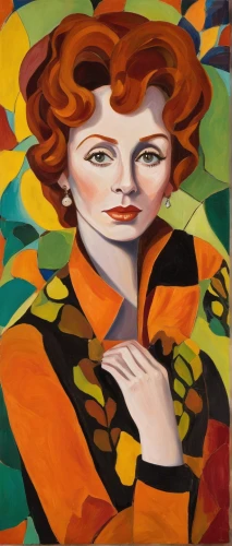 maureen o'hara - female,lilian gish - female,art deco woman,david bates,portrait of a woman,lillian gish - female,woman holding pie,woman's face,ann margarett-hollywood,woman with ice-cream,woman at cafe,carol colman,ethel barrymore - female,orange blossom,marigolds,woman thinking,woman sitting,decorative figure,woman drinking coffee,glass painting,Art,Artistic Painting,Artistic Painting 38