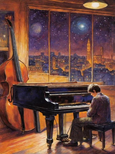 piano player,concerto for piano,pianist,grand piano,jazz pianist,piano,the piano,piano lesson,piano notes,player piano,play piano,piano bar,musicians,serenade,orchestra,playing room,steinway,musician,chopin,pianos,Art,Classical Oil Painting,Classical Oil Painting 13