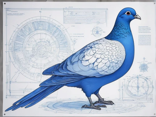 plumed-pigeon,an ornamental bird,blue parrot,ornamental bird,dove of peace,scheepmaker crowned pigeon,passenger pigeon,field pigeon,victoria crown pigeon,rock dove,peace dove,scheepmaker's crowned pigeon,inca dove,bird png,carrier pigeon,crown pigeon,bird illustration,bird painting,spotted dove,blue bird,Unique,Design,Blueprint