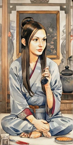 tea ceremony,oriental painting,japanese art,korean culture,japanese woman,japanese tea,tea zen,chinese art,geisha,oriental girl,japanese culture,yi sun sin,woman sitting,gyokuro,geisha girl,korean history,woman drinking coffee,korean royal court cuisine,asian woman,cool woodblock images