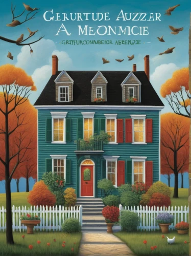 cd cover,houses clipart,a collection of short stories for children,squeezebox,picket fence,picture book,girlitz,guesthouse,almshouse,crane houses,clove garden,cover,gable field,celtuce,glockenspiel,book cover,scarlet gourd,one autumn afternoon,audio guide,gazebo,Art,Artistic Painting,Artistic Painting 02