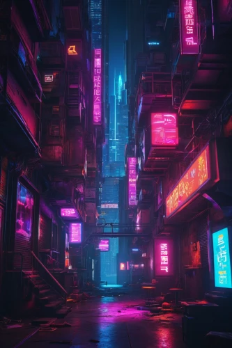 cyberpunk,colorful city,vapor,neon coffee,metropolis,urban,fantasy city,neon arrows,alleyway,alley,cityscape,neon,80's design,shinjuku,tokyo city,abstract retro,neon lights,cyber,tokyo,neon ghosts,Conceptual Art,Sci-Fi,Sci-Fi 26