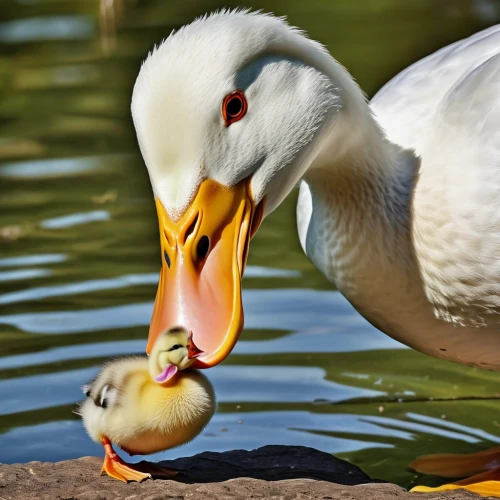 duckling,in the mother's plumage,goslings,mother kiss,cygnet,baby with mom,swan pair,swan cub,cygnets,baby swans,baby swan,mother and infant,parents and chicks,motherly love,ducklings,mothers love,young duck duckling,mother with child,mother and baby,white pelican,Photography,General,Realistic