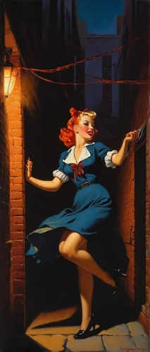 pinocchio,woman hanging clothes,geppetto,marionette,hoopskirt,high-wire artist,blind alley,fantasia,cinderella,cigarette girl,ann margarett-hollywood,tightrope walker,pin ups,mary poppins,woman playing,dizzy,rockabella,crinoline,cd cover,tightrope,Illustration,Retro,Retro 10