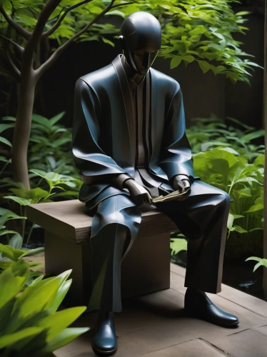 man on a bench,the thinker,thinking man,thinker,the statue,men sitting,woman sitting,man with a computer,man praying,statue,bronze sculpture,sculptor,black businessman,sculptor ed elliott,man thinking,sculpture park,nurungji,in seated position,white-collar worker,public art,Art,Artistic Painting,Artistic Painting 34