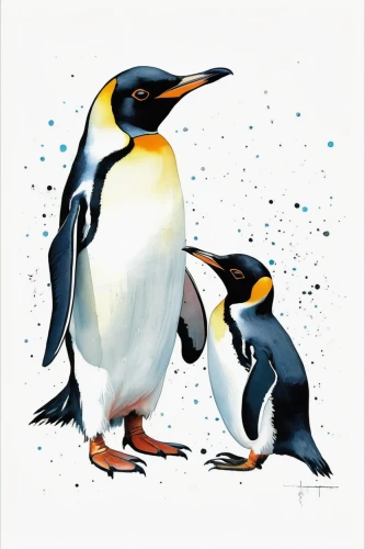 emperor penguins,king penguins,king penguin,emperor penguin,penguins,penguin couple,chinstrap penguin,gentoo penguin,penguin,gentoo,rockhopper penguin,snares penguin,big penguin,young penguin,antarctic bird,donkey penguins,toucans,african penguins,penguin chick,tux,Art,Artistic Painting,Artistic Painting 24