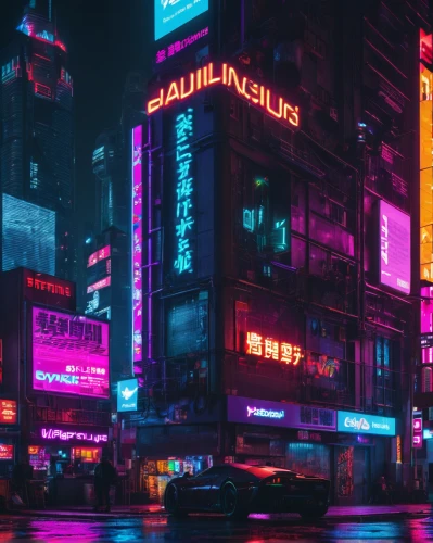 shanghai,taipei,shinjuku,hong kong,cyberpunk,colorful city,neon arrows,hanoi,tokyo,neon lights,tokyo city,chongqing,hk,neon sign,neon,kowloon,shibuya,bangkok,vapor,neon light,Conceptual Art,Sci-Fi,Sci-Fi 26