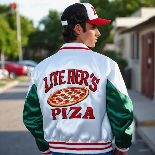 pizza supplier,order pizza,pizza service,ordered,pizza topping,the pizza,pizza topping raw,sports jersey,pizza cheese,quarter slice,want,delivery man,need,bicycle jersey,pizzeria,pizza stone,pizza hawaii,slice of pizza,the style of the 80-ies,pedazo de pizza,Photography,General,Realistic