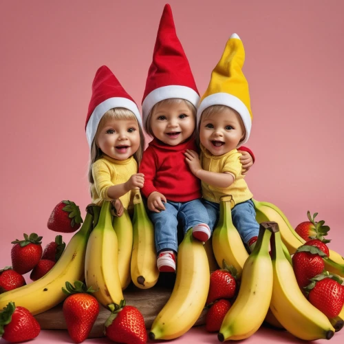 banana family,children's christmas photo shoot,pome fruit family,baby & toddler clothing,children's christmas,nanas,arrowroot family,santa hats,diabetes in infant,children's photo shoot,christmas hats,kids' things,banana,elves,bananas,christmas pictures,gap fruits,edible fruit,gnomes,santa clauses,Photography,General,Natural