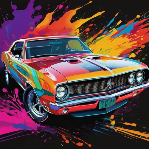 camaro,muscle car cartoon,yenko camaro,ford xa falcon,ford maverick,chevrolet opala,chevrolet camaro,ford falcon gt,muscle car,dodge challenger,3d car wallpaper,ford xp falcon,chevrolet chevelle,ford xc falcon,ford falcon,70s,challenger,datsun sports,vector graphic,plymouth barracuda,Conceptual Art,Daily,Daily 24