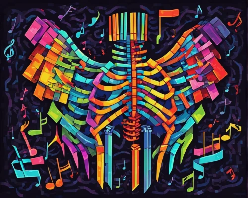 skeletal,neon ghosts,neon body painting,human skeleton,aorta,anatomical,skeletons,vintage skeleton,organ,day of the dead skeleton,ekg,rib cage,organ sounds,human heart,skeleton,colorful doodle,bones,skeletal structure,x-ray,ribcage,Unique,Pixel,Pixel 03