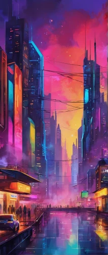 colorful city,cityscape,futuristic landscape,fantasy city,cyberpunk,metropolis,city skyline,shanghai,world digital painting,cities,city cities,harbour city,evening city,city scape,city at night,city lights,the city,dusk background,sky city,city,Illustration,Paper based,Paper Based 24