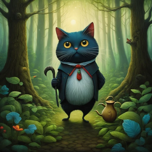 halloween cat,cartoon cat,jiji the cat,halloween illustration,game illustration,anthropomorphized animals,world digital painting,cat sparrow,cute cartoon character,figaro,forest animal,halloween black cat,the cat,studio ghibli,cat cartoon,tom cat,cat,cat image,halloween vector character,gray cat,Illustration,Abstract Fantasy,Abstract Fantasy 17