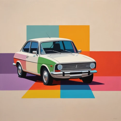 trabant,renault 8,austin allegro,renault 6,peugeot 204,bmw 700,fiat 127,ford cortina,renault 12,lotus cortina,renault 4,fiat 125,polski fiat 125p,volvo 164,renault 18,station wagon-station wagon,autobianchi a112,simca,fiat 126,ford taunus,Illustration,Vector,Vector 07