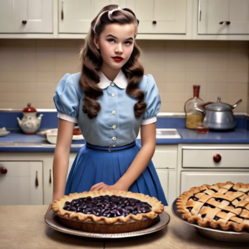 blueberry pie,woman holding pie,american-pie,blackberry pie,cherry pie,pie,mincemeat,girl in the kitchen,pecan pie,chess pie,butter pie,fruit pie,hostess,waitress,queen of puddings,tarts,crostata,advertising campaigns,pin-up model,sugar pie