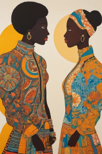 african art,beautiful african american women,afro american girls,women silhouettes,vintage man and woman,anmatjere women,black couple,african culture,black women,afroamerican,african woman,african american woman,vintage art,man and woman,young women,indigenous painting,vintage women,khokhloma painting,angolans,afro american,Illustration,Japanese style,Japanese Style 16