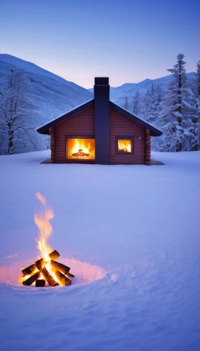 winter house,fire place,snow house,snow shelter,fireplaces,snowhotel,warm and cozy,the cabin in the mountains,log fire,fire bowl,wood stove,mountain hut,christmas fireplace,wood-burning stove,fire pit,snow roof,campfires,inverted cottage,fireplace,warmth,Art,Artistic Painting,Artistic Painting 26