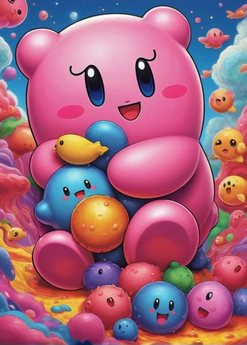 kirby,pixaba,round kawaii animals,dango,glob urs,candy pattern,kawaii animals,blobs,gumdrops,rimy,blob,colorful balloons,children's background,game illustration,pink family,birthday banner background,candy cauldron,bayberry,crayon background,yo-kai,Photography,Fashion Photography,Fashion Photography 17