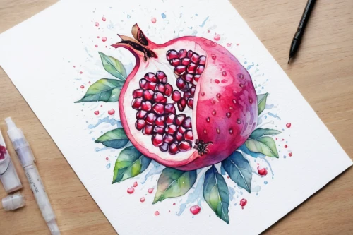 watercolor fruit,watermelon painting,pomegranate,pitahaja,pitahaya,costa rican pitahaya,watercolor wine,dragonfruit,watercolor painting,pitaya,fruit-of-the-passion,summer fruit,edible fruit,watercolor,dragon fruit,pomegranate juice,integrated fruit,watercolor paint,exotic fruits,watercolor cactus,Illustration,Japanese style,Japanese Style 09