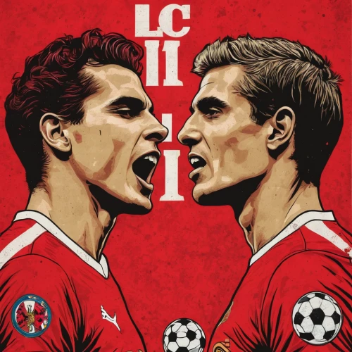 european football championship,two lion,netherlands-belgium,world cup,cracks,duet,derby,sistine chapel,lionesses,footballers,southampton,united,two wolves,the portuguese,cover,beasts,wales,uefa,a3 poster,team mates,Illustration,American Style,American Style 10