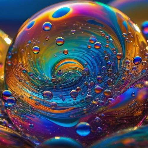 liquid bubble,soap bubble,soap bubbles,frozen soap bubble,colorful glass,inflates soap bubbles,colorful water,colorful spiral,small bubbles,glass marbles,water droplet,bubble mist,water drop,a drop of water,air bubbles,bubbles,droplet,lensball,giant soap bubble,frozen bubble,Conceptual Art,Fantasy,Fantasy 18