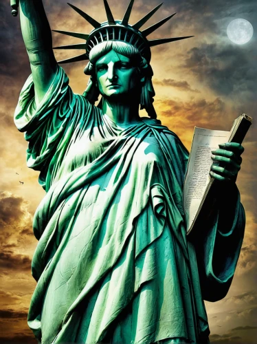 liberty enlightening the world,lady liberty,statue of liberty,the statue of liberty,liberty statue,queen of liberty,statue of freedom,liberty,a sinking statue of liberty,lady justice,liberty island,justitia,usa landmarks,united states of america,united state,america,figure of justice,ellis island,goddess of justice,american frontier,Illustration,Realistic Fantasy,Realistic Fantasy 10