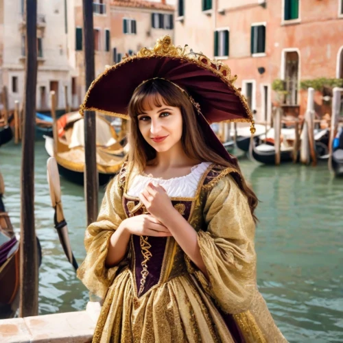 the carnival of venice,woman with ice-cream,venetia,hallia venezia,venetian,venice,venezia,gondolier,italian painter,girl in a historic way,renaissance,italy,lady pointing,d'este,woman pointing,woman holding a smartphone,venice italy gritti palace,italia,woman holding pie,florentine