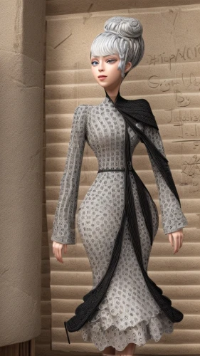 the snow queen,cruella de ville,bridal clothing,cloth doll,fashion doll,dress doll,suit of the snow maiden,doll dress,victorian lady,silver wedding,fashionista from the 20s,designer dolls,ice queen,fashion dolls,cruella,miss circassian,female doll,sackcloth textured,mother of the bride,winter dress,Common,Common,Natural