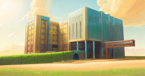 development concept,hospital,clinic,industrial building,holy spirit hospital,hospital landing pad,office building,office buildings,pharmacy,buildings,fantasy city,concept art,company building,backgrounds,building valley,the local administration of mastery,business centre,dormitory,university hospital,skyscraper town,Game Scene Design,Game Scene Design,Japanese Cartoon