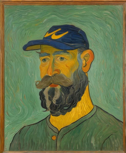 vincent van gough,vincent van gogh,self-portrait,baseball coach,casement,leyland,baseball drawing,pferdeportrait,american baseball player,artist portrait,miller,carpenter,baseball player,fuhrmann,self portrait,cricket helmet,post impressionism,elderly man,batting helmet,graeme strom,Art,Artistic Painting,Artistic Painting 03