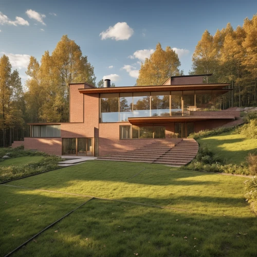corten steel,modern house,mid century house,modern architecture,dunes house,3d rendering,timber house,chalet,wooden house,house in mountains,house in the mountains,cubic house,summer house,eco-construction,wooden decking,residential house,danish house,beautiful home,holiday home,house with lake,Photography,General,Realistic