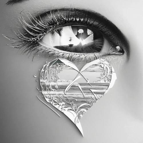 regard,teardrop,facets,photo manipulation,eyes line art,women's eyes,third eye,abstract eye,all seeing eye,image manipulation,teardrops,tear of a soul,photomontage,tear,tear away,eye liner,blindfold,biomechanical,angel's tears,pencil drawings,Photography,Black and white photography,Black and White Photography 07