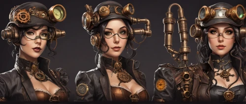 steampunk,steampunk gears,sterntaler,sorceress,aesulapian staff,telephone operator,the hat-female,cosmetic,clockmaker,librarian,optician,turrets,nancy crossbows,cosmetic brush,opera glasses,staves,antiquariat,oil cosmetic,priestess,magistrate,Conceptual Art,Fantasy,Fantasy 25