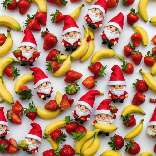 christmas sweets,christmas wrapping paper,santa clauses,fruit slices,christmas background,christmas snack,banana family,fruit icons,christmasbackground,fruit pattern,christmas banner,edible fruit,fruit platter,christmas pattern,fruit plate,holiday cookies,christmas wallpaper,pome fruit family,christmas menu,christmas food,Photography,General,Natural