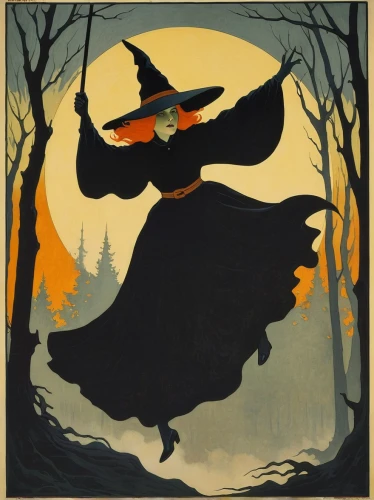 vintage halloween,halloween witch,halloween poster,celebration of witches,woman playing violin,halloween silhouettes,halloween illustration,witches,witch broom,witch,halloween scene,witch ban,retro halloween,the witch,halloween background,hallloween,halloweenkuerbis,hallowe'en,halloween and horror,witch driving a car,Art,Classical Oil Painting,Classical Oil Painting 14