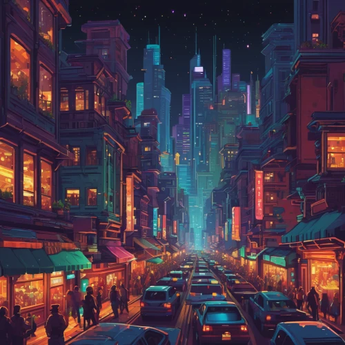 cityscape,colorful city,city lights,tokyo city,fantasy city,city at night,citylights,metropolis,cyberpunk,cities,shanghai,evening city,city,tokyo,world digital painting,shinjuku,night scene,the city,nightlife,city cities,Conceptual Art,Fantasy,Fantasy 18