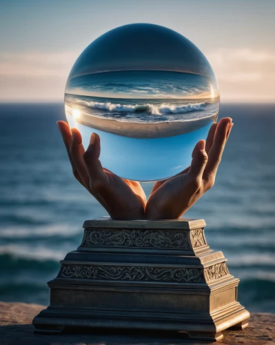 crystal ball-photography,crystal ball,glass sphere,lensball,glass ball,earth in focus,waterglobe,looking glass,lens reflection,parallel worlds,spherical image,parabolic mirror,conceptual photography,connectedness,orb,window to the world,prospects for the future,self hypnosis,sandglass,macroperspective,Photography,General,Fantasy