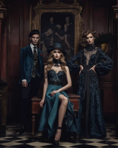 mulberry family,gothic portrait,the victorian era,mahogany family,gothic fashion,vanity fair,victorian style,nightshade family,mazarine blue,myrtle family,the crown,laurel family,four poster,royalty,monarchy,magnolia family,porcelain dolls,agent provocateur,ivy family,baroque,Photography,Fashion Photography,Fashion Photography 01