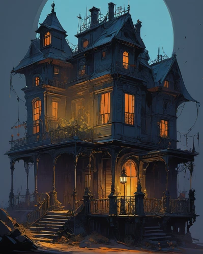 witch's house,haunted house,the haunted house,witch house,victorian house,creepy house,apartment house,victorian,lonely house,old home,wooden house,ancient house,little house,haunted castle,ghost castle,doll's house,old house,house silhouette,house by the water,crooked house,Conceptual Art,Sci-Fi,Sci-Fi 01