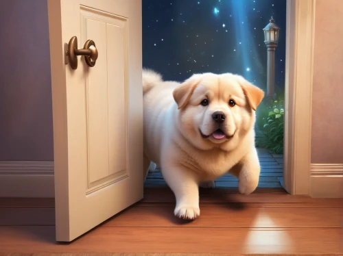 golden retriever,christmas movie,labrador retriever,golden retriver,christmas trailer,home door,great pyrenees,open door,home security,retriever,door,labrador,dog photography,golden retriever puppy,dog frame,shar pei,in the door,dog illustration,anatolian shepherd dog,guard dog,Illustration,Realistic Fantasy,Realistic Fantasy 01