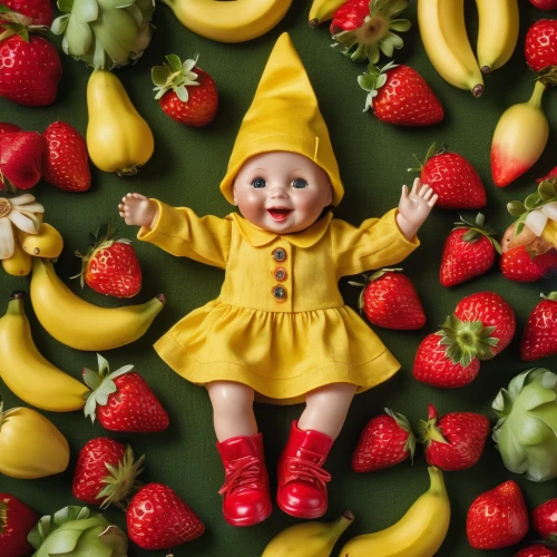 baby playing with food,baby food,kewpie doll,kewpie dolls,organic fruits,edible fruit,little red riding hood,marzipan figures,fruit vegetables,fresh fruits,fruits and vegetables,woman eating apple,fresh fruit,pome fruit family,fruitful,integrated fruit,fruit slices,banana family,fruit plate,yellow jumpsuit,Photography,General,Natural