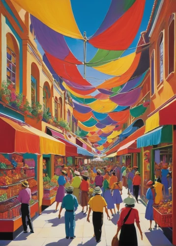 souk,the market,grand bazaar,colorful city,market,souq,covered market,albuquerque,shopping street,guanajuato,large market,fruit market,marketplace,colorful bunting,principal market,bazaar,santa fe,vendors,nicaraguan cordoba,queretaro,Conceptual Art,Sci-Fi,Sci-Fi 18