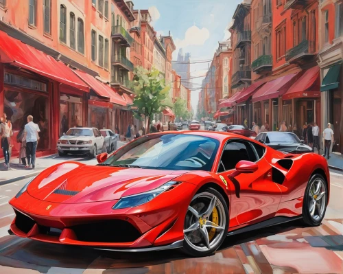 ferrari 488,ferrari 488 gtb,ferrari america,ferrari 458 speciale,ferrari 458,ferrari,458,scuderia,ferrari enzo,ferrari tr,enzo ferrari,ferrari 458 spider,ferrari roma,speciale,ferrari s.p.a.,ferrari fxx,ferarri,exotic cars ferrari,ferrari monza,modena,Conceptual Art,Oil color,Oil Color 18