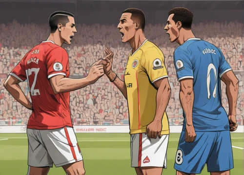 united,derby,european football championship,the referee,red card,handshake,footballers,treble,players,arsenal,referee,three primary colors,handshaking,referees,game illustration,netherlands-belgium,clash,sportsmen,hand shake,shaking hands,Illustration,Japanese style,Japanese Style 07