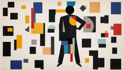 abstract corporate,color blocks,mondrian,advertising figure,art deco woman,retro paper doll,abstract retro,vector people,chess icons,color block,shopping icon,standing man,man with a computer,juggler,matchstick man,geometric body,fashion illustration,fashion vector,abstract shapes,art deco background,Art,Artistic Painting,Artistic Painting 46